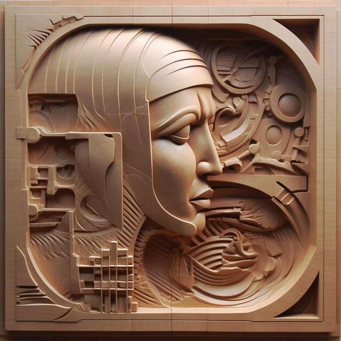 نموذج ثلاثي الأبعاد لآلة CNC 3D Art 